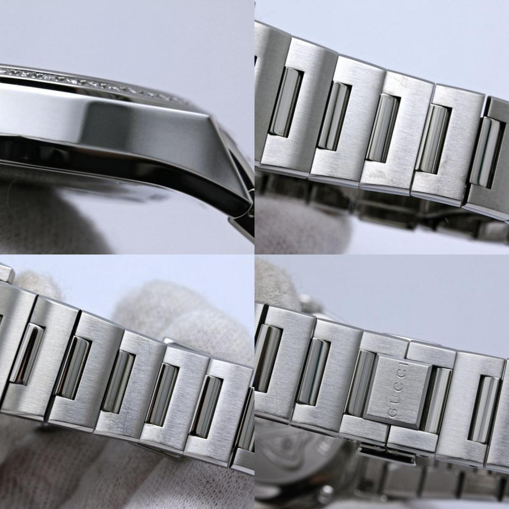 GUCCI Pantheon Bezel Diamond 10P Watch YA115404 115.4 Boys' Stainless Steel 40561 — Good