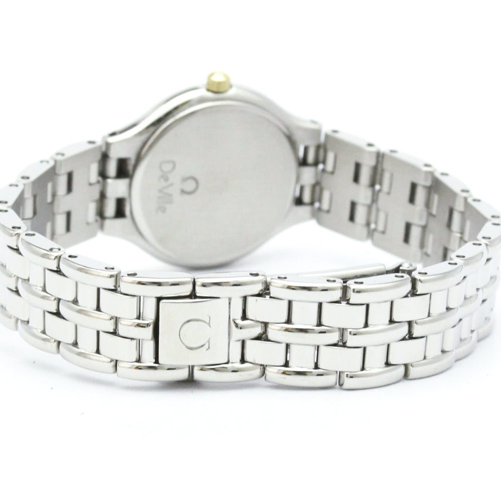 OMEGA De Ville Symbol K18 Gold Stainless Steel Ladies Watch 595.0101 Polished — Very Good
