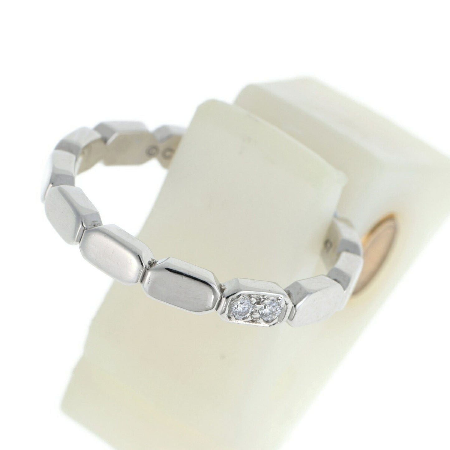 CHANEL Premiere Promes 2P Diamond Ring Pt950 Platinum L-157521