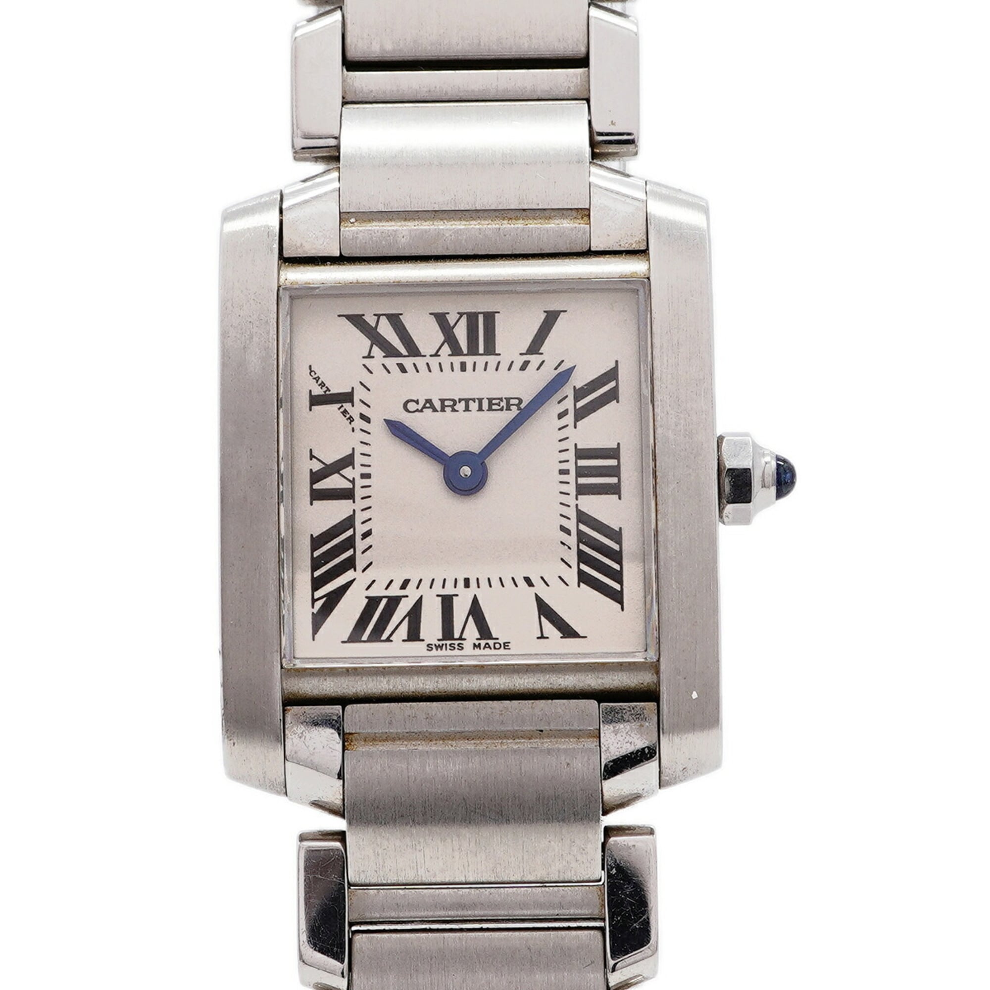Cartier Tank Française SM W51008Q3 Ivory Dial Women's Watch — Good