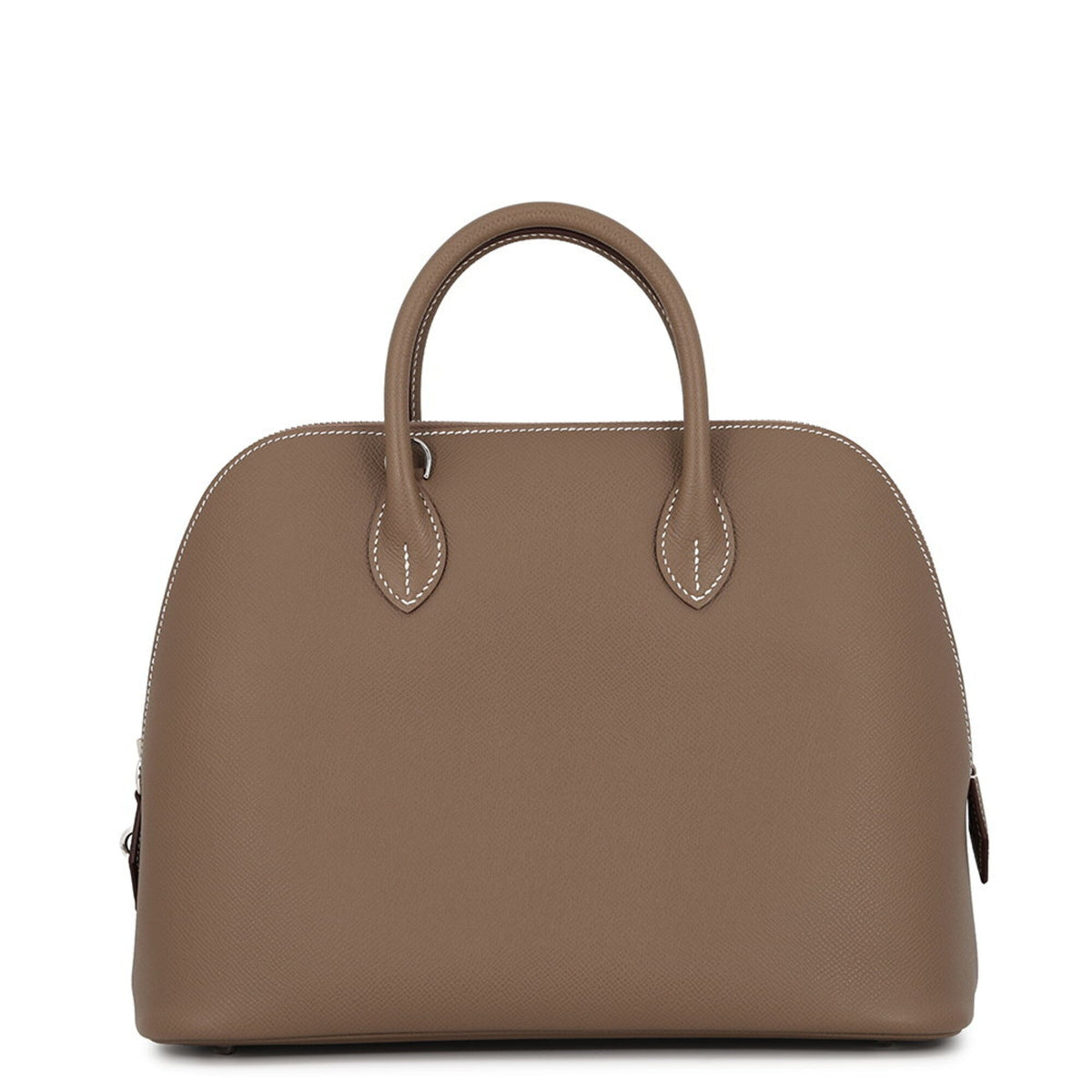 Hermes Bolide 1923 30 Etoupe Epsom Handbag, K stamp, 2-way, HERMES — Like New