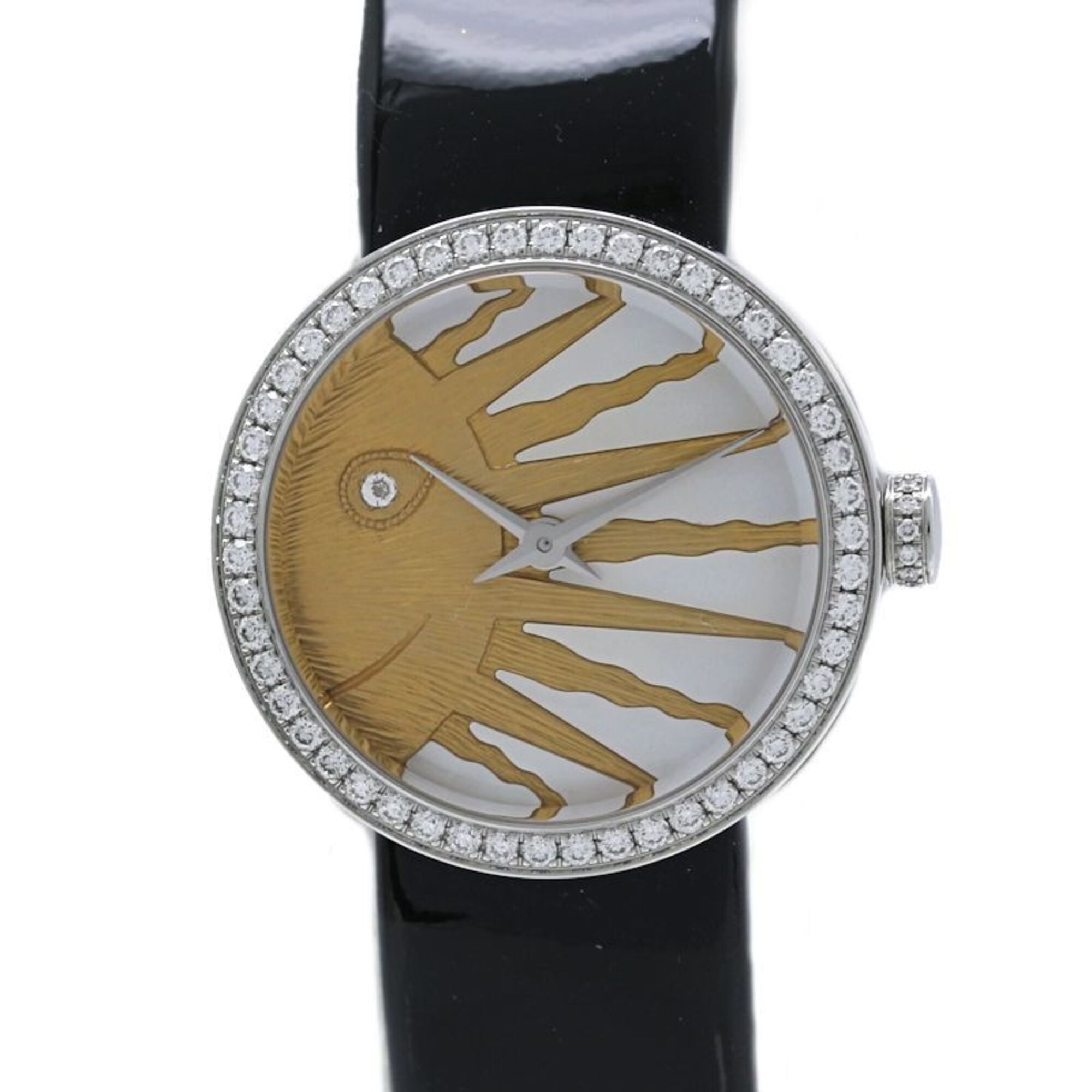 Dior La Rose Celeste Diamond Bezel CD04711X1001 Women's Watch Stainless Steel x Enamel 40453 — Good