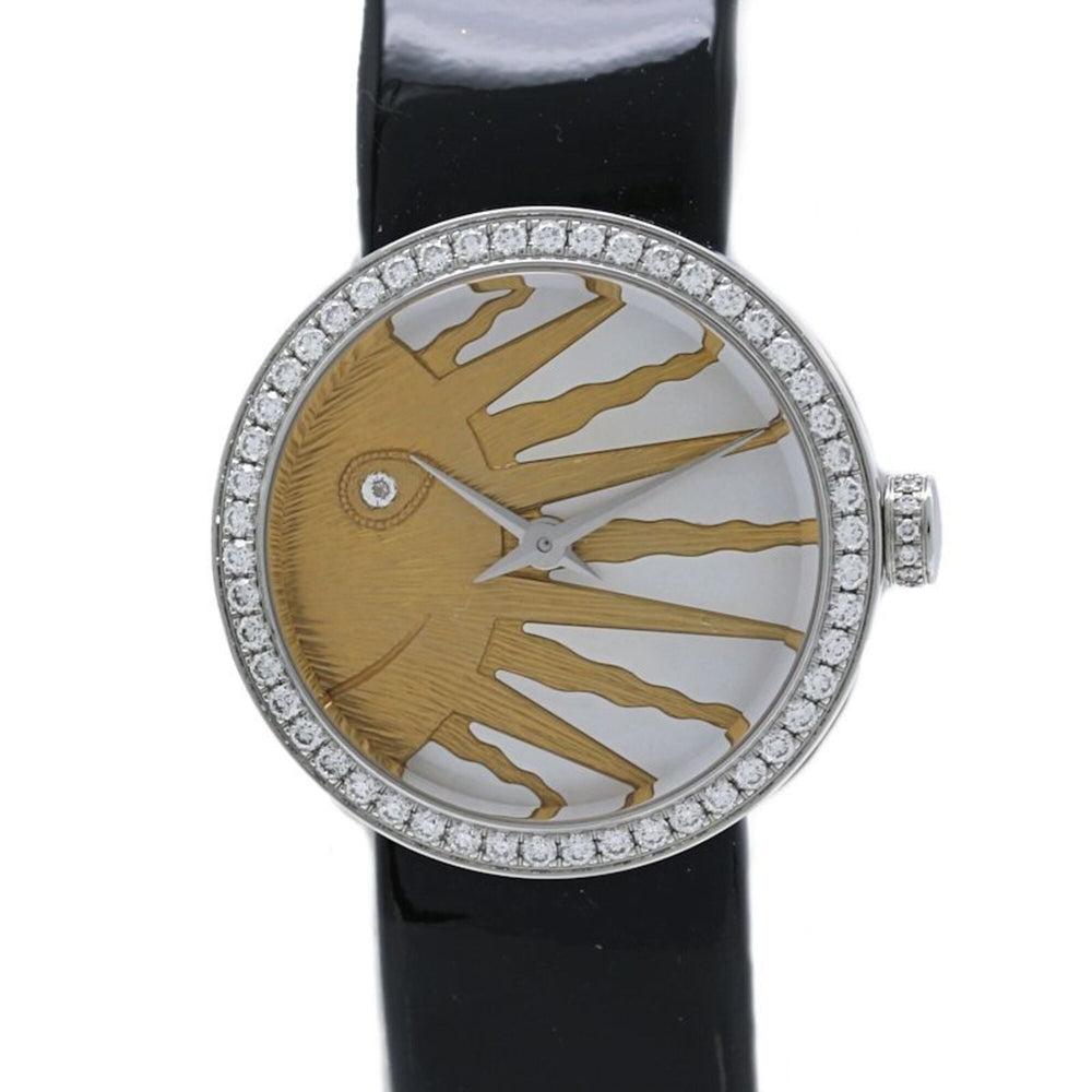 Dior La Rose Celeste Diamond Bezel CD04711X1001 Women's Watch Stainless Steel x Enamel 40453 — Good