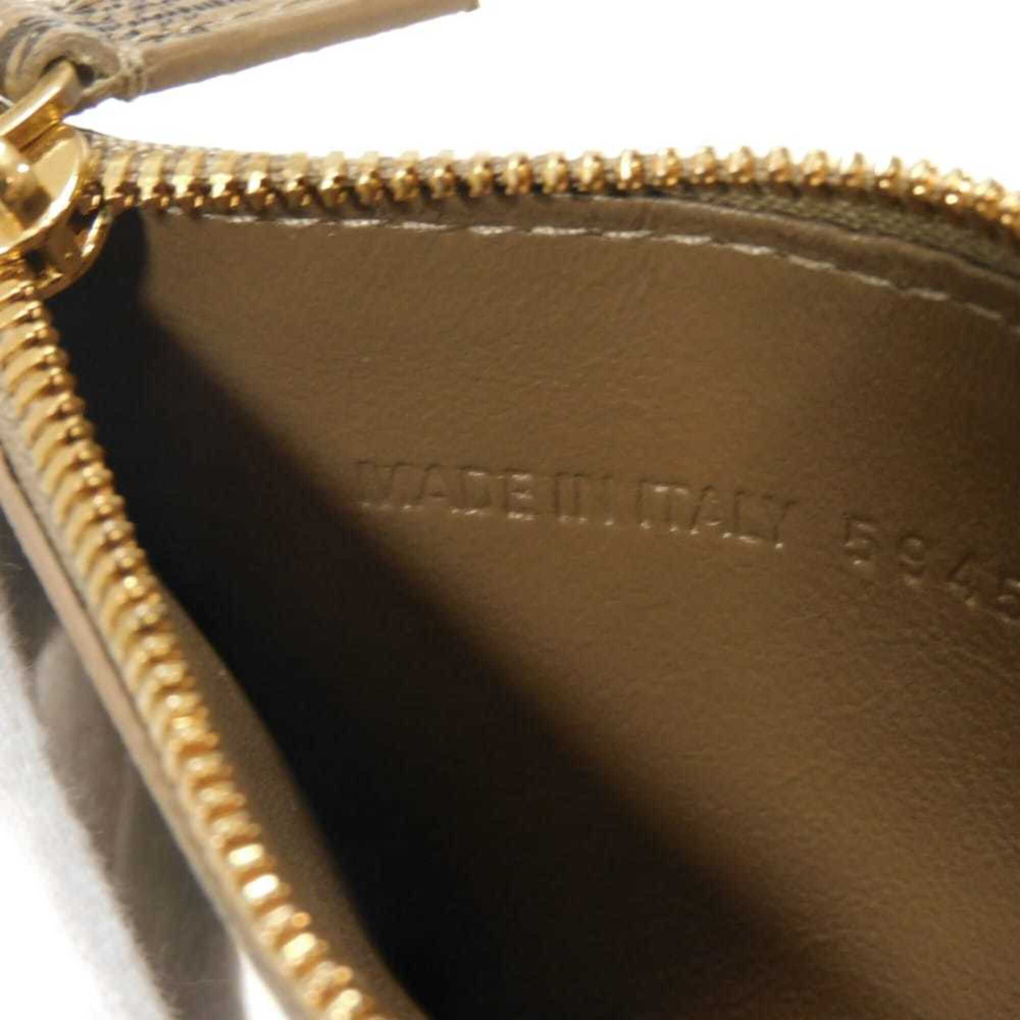 Balenciaga coin case, cash fragment strap, BB logo, card unused, new beige, 594548 210DA 2762, men's wallet — New - Store Return