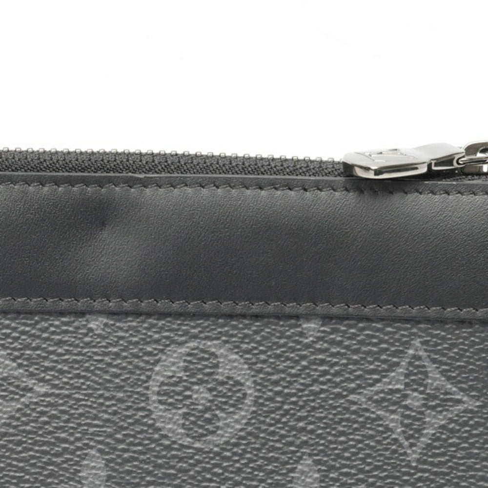 Louis Vuitton Discovery PM Pouch M44323, Monogram Eclipse, Black — Like New