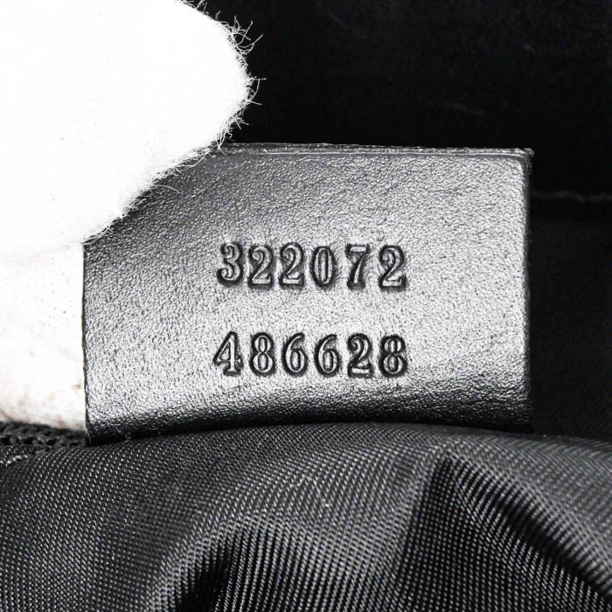 GUCCI GG Supreme Plus Tote Bag Leather Dark Gray Black 322072 — Like New