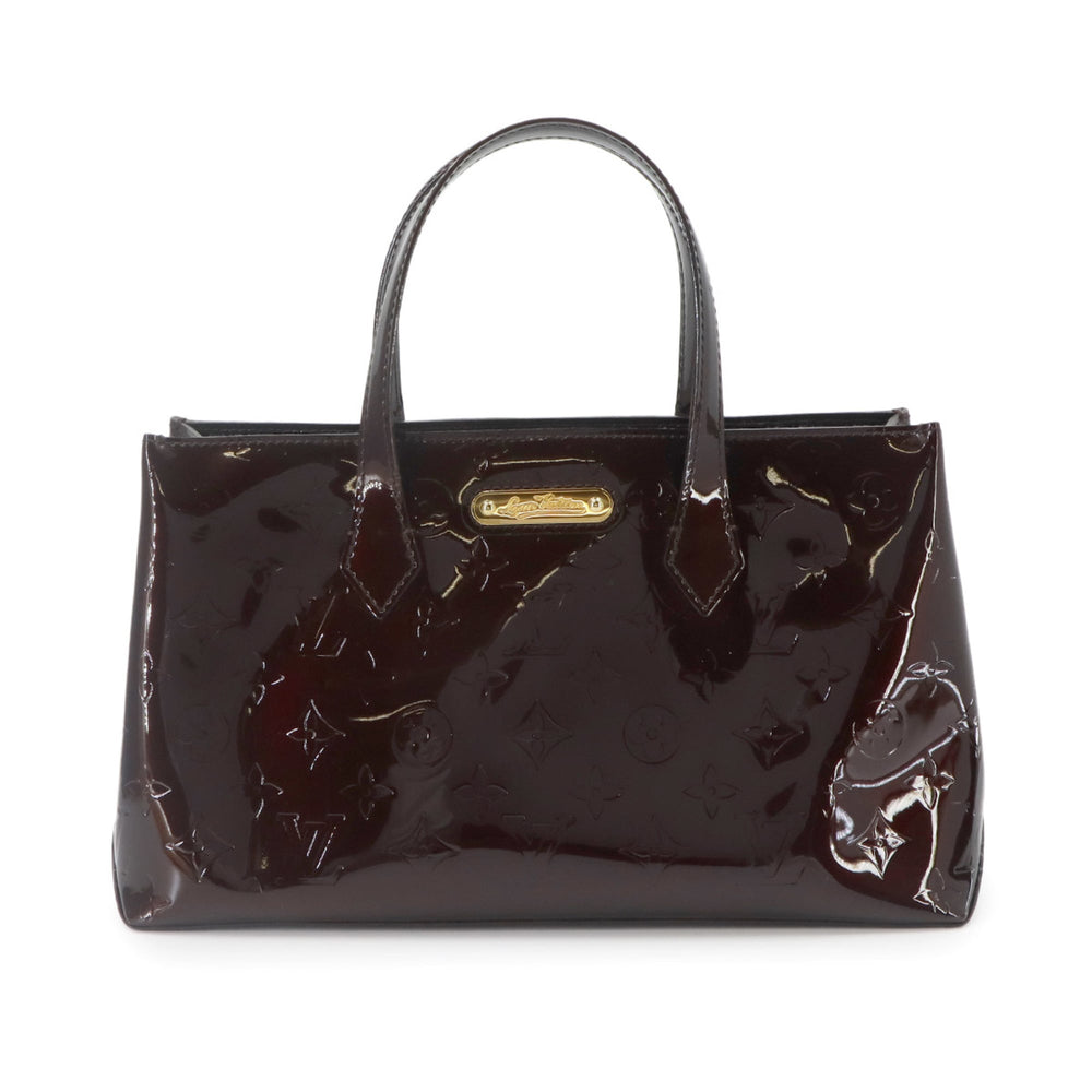 Louis Vuitton Wilshire PM Monogram Vernis Handbag Leather Amarante M93641 — New - Store Return