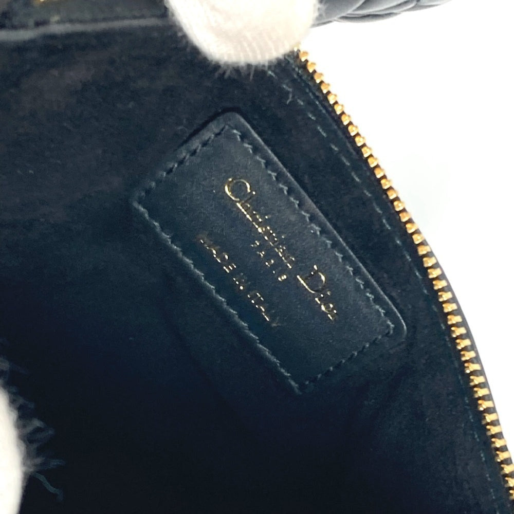 Christian Dior Dior M2821OSHJ 2WAY Bag Toujour Medium Tote Handbag with Pouch Shoulder Calfskin Women's Black — Like New