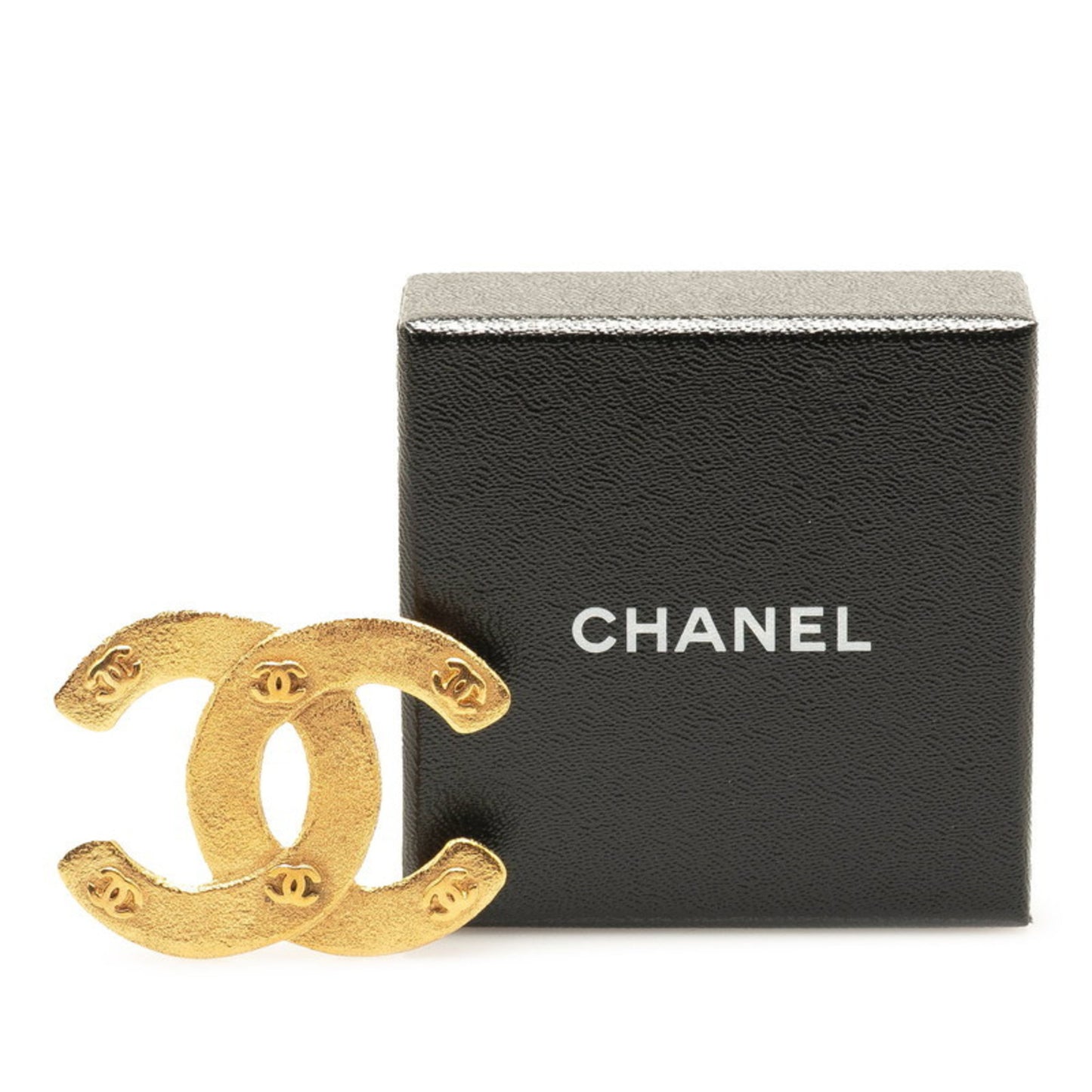 Vintage Chanel Coco Mark Brooch, Gold Plated, Women's, CHANEL