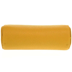 Like new Fendi leather pouch with yellow watch case, 0659FENDI — Like New