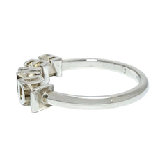 Fendi Men's Logo Ring, Size 19, Small, Silver — New - Store Return