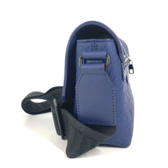LOUIS VUITTON M11692 Monogram Embossed S Cape Messenger Bag Crossbody Flap Shoulder Taurillon Leather Men's Women's Sapphire Blue — Like New