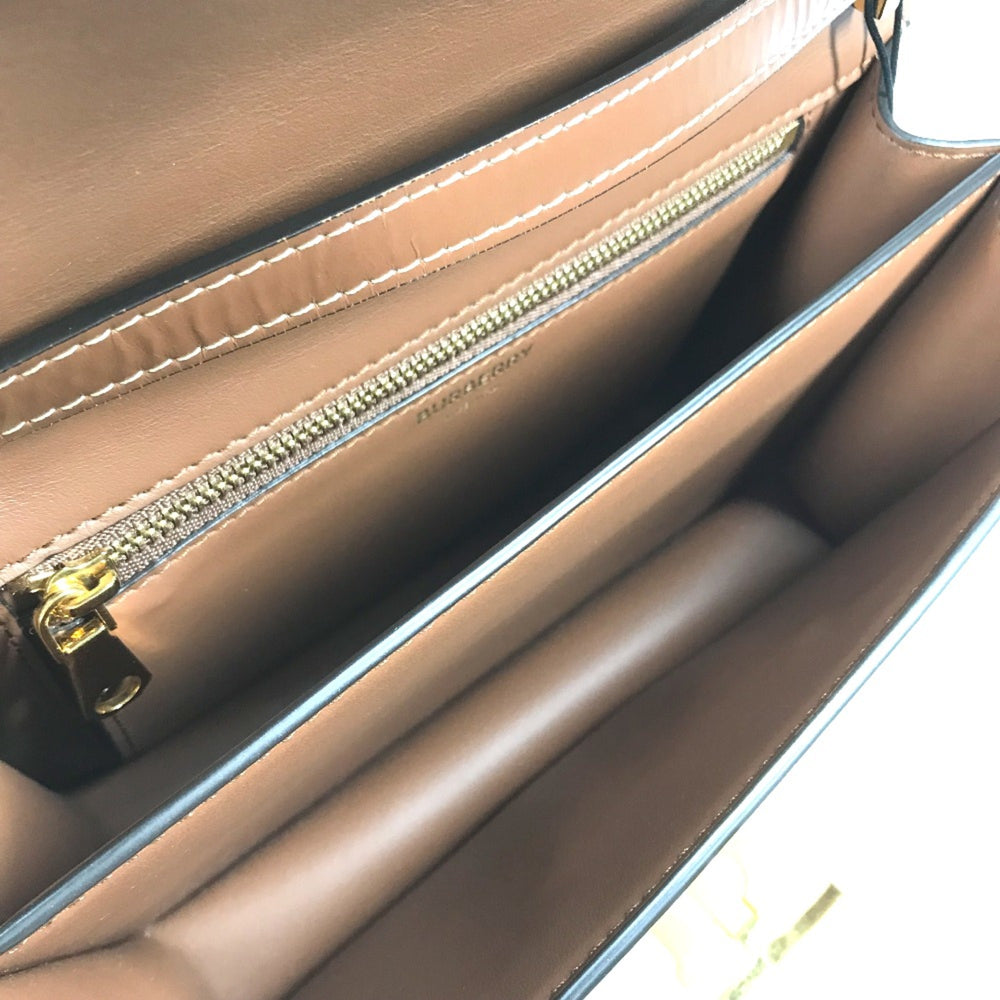Burberry 8039365 Bag 2WAY bag Clutch bag Crossbody Shoulder Bag Beige Brown — Like New