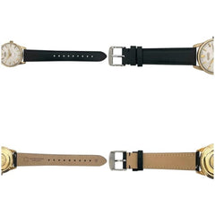 Seiko King Watch, White, Gold, Black, 44-2000, Stainless Steel, Leather Strap, Manual Winding — Good