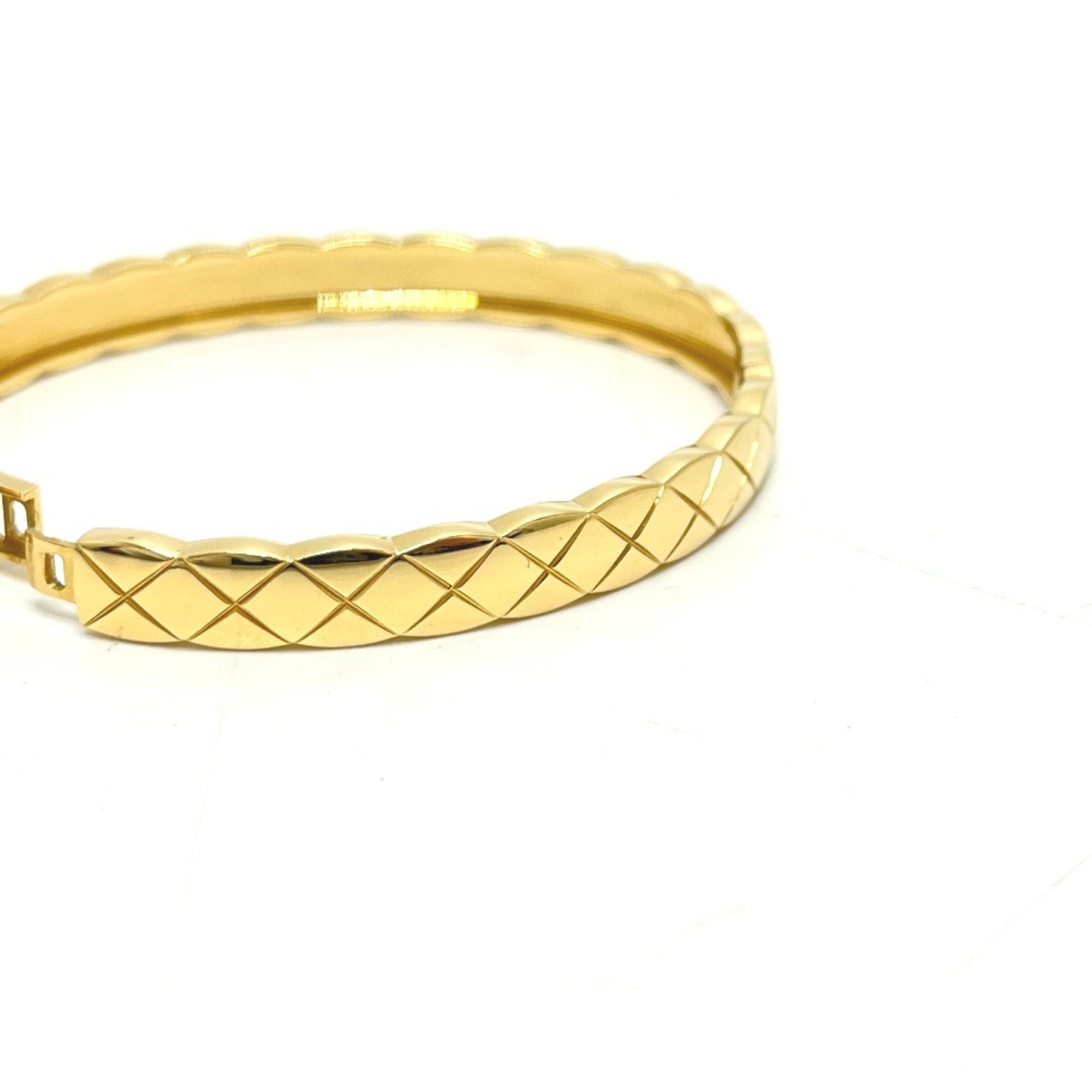 CHANEL J11140S Coco Crush Collection Diamond Large Accessory Bracelet 18K Yellow Gold for Women