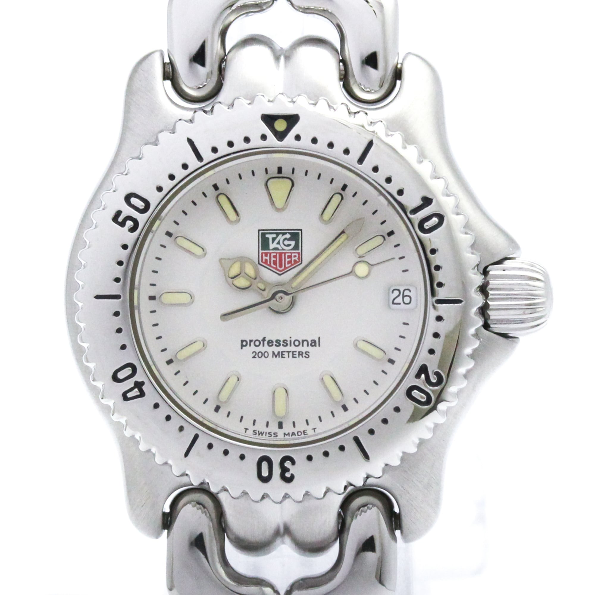 TAG HEUER Sel Professional Steel Quartz Ladies Watch WG1412 Polished — Very Good