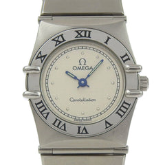 Omega Constellation Mini Women's Watch, Stainless Steel, Quartz, Analog, Silver Dial — Good