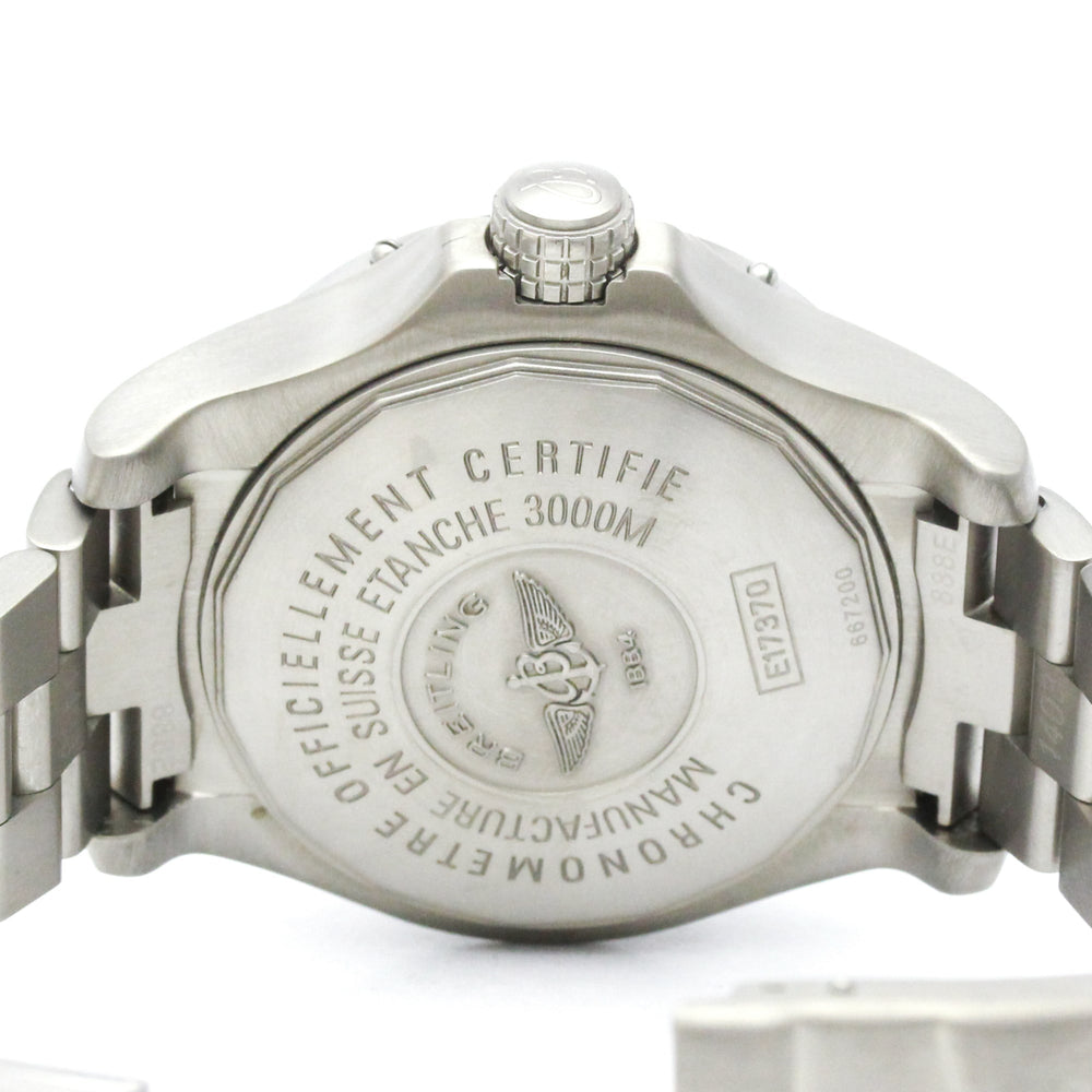 BREITLING Avenger Seawolf Titanium Automatic Mens Watch E17370 Polished — Very Good