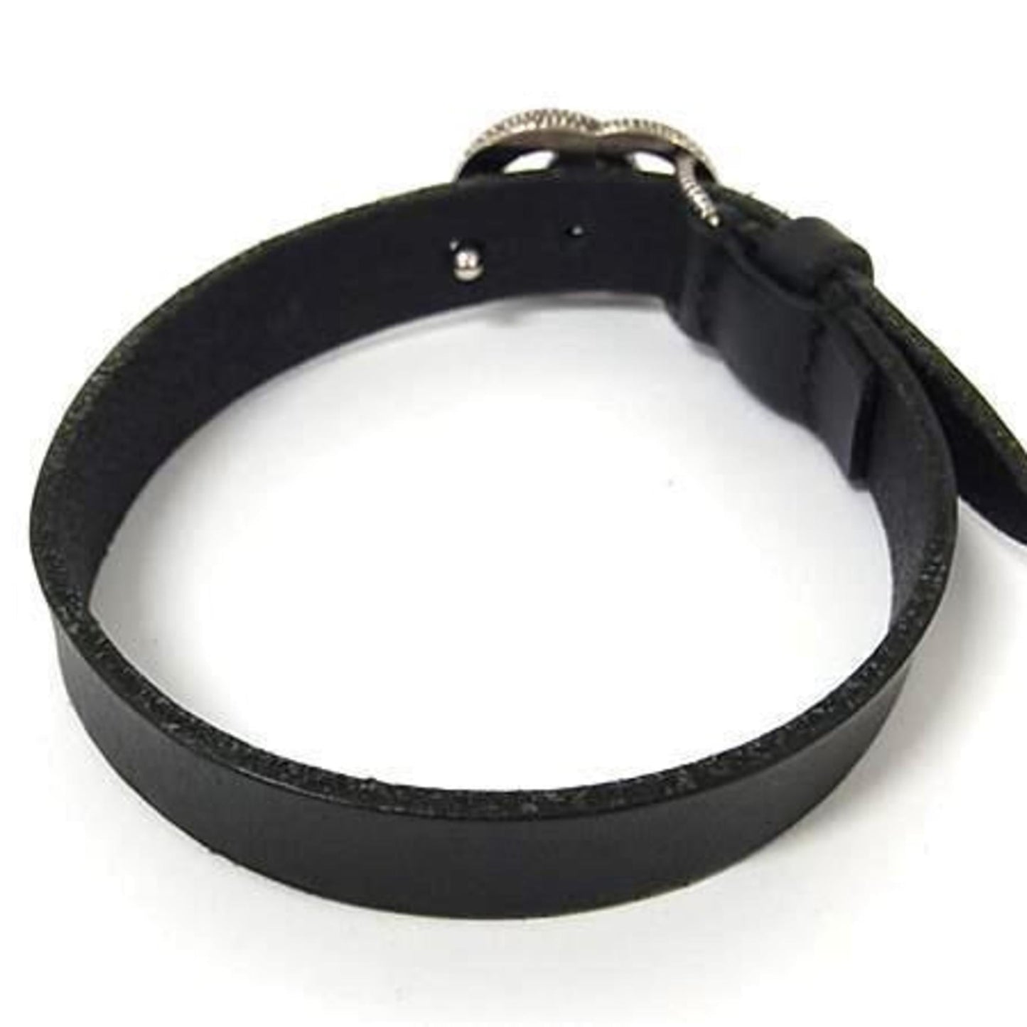 GUCCI GG Marmont Bracelet in Black Leather for Men