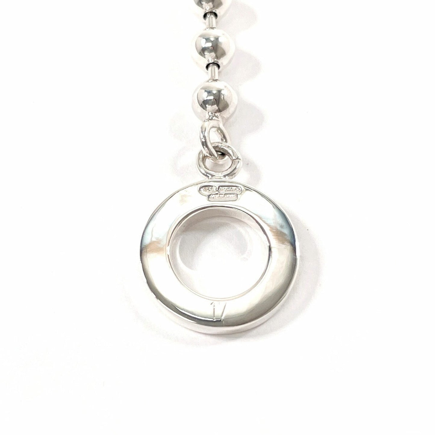 GUCCI Gucci Ball Chain Bracelet, 925 Sterling Silver, Unisex