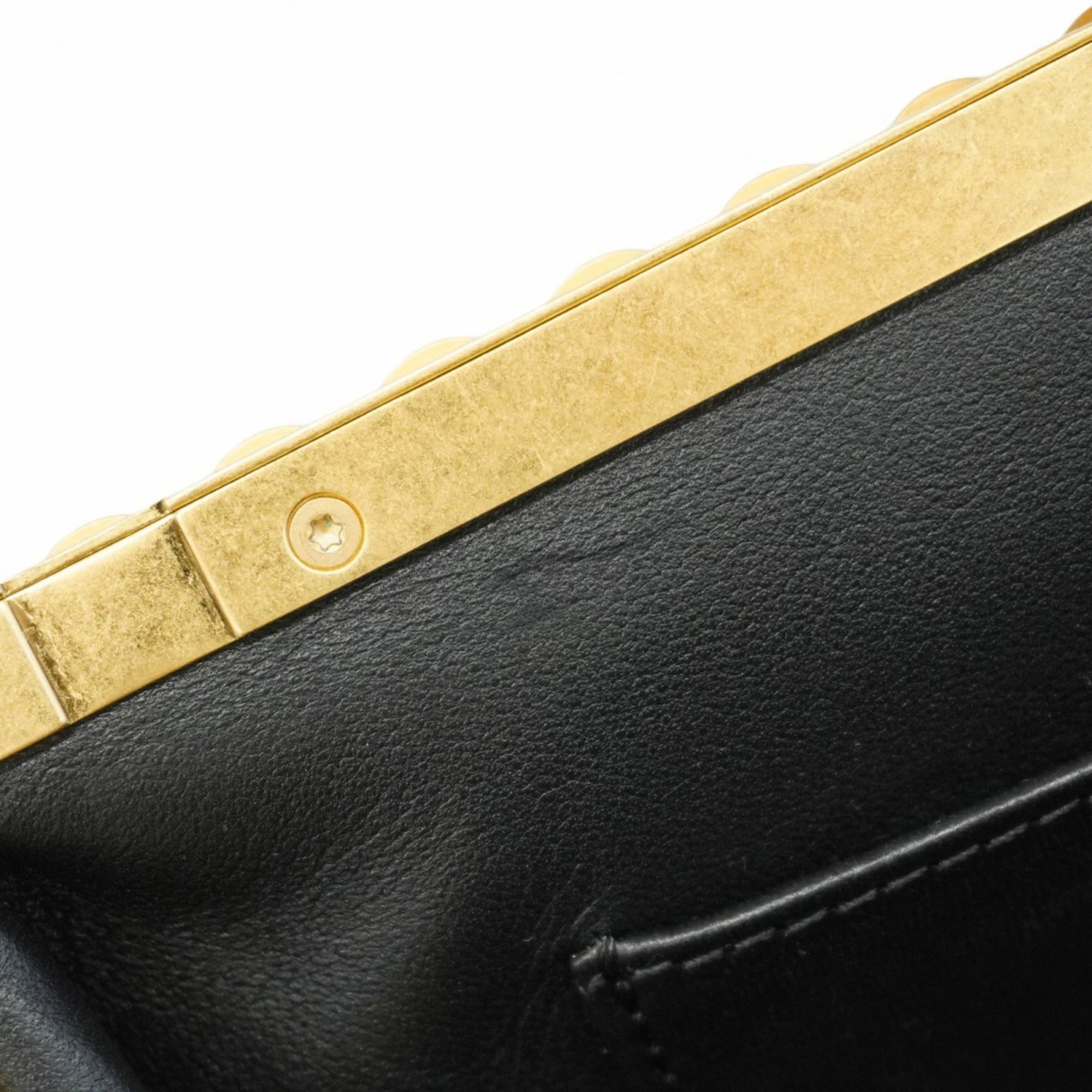 Chanel Matelasse Clutch Bag with Chain Shoulder Strap, Black Leather, 2-Way for Women