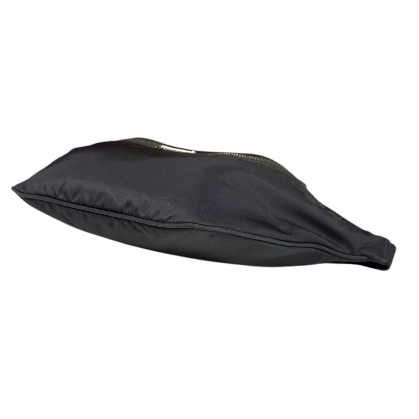 Pre-owned Prada Saffiano Leather Belt Bag/Body Bag, Re-Nylon 2VL033, Black, Men's