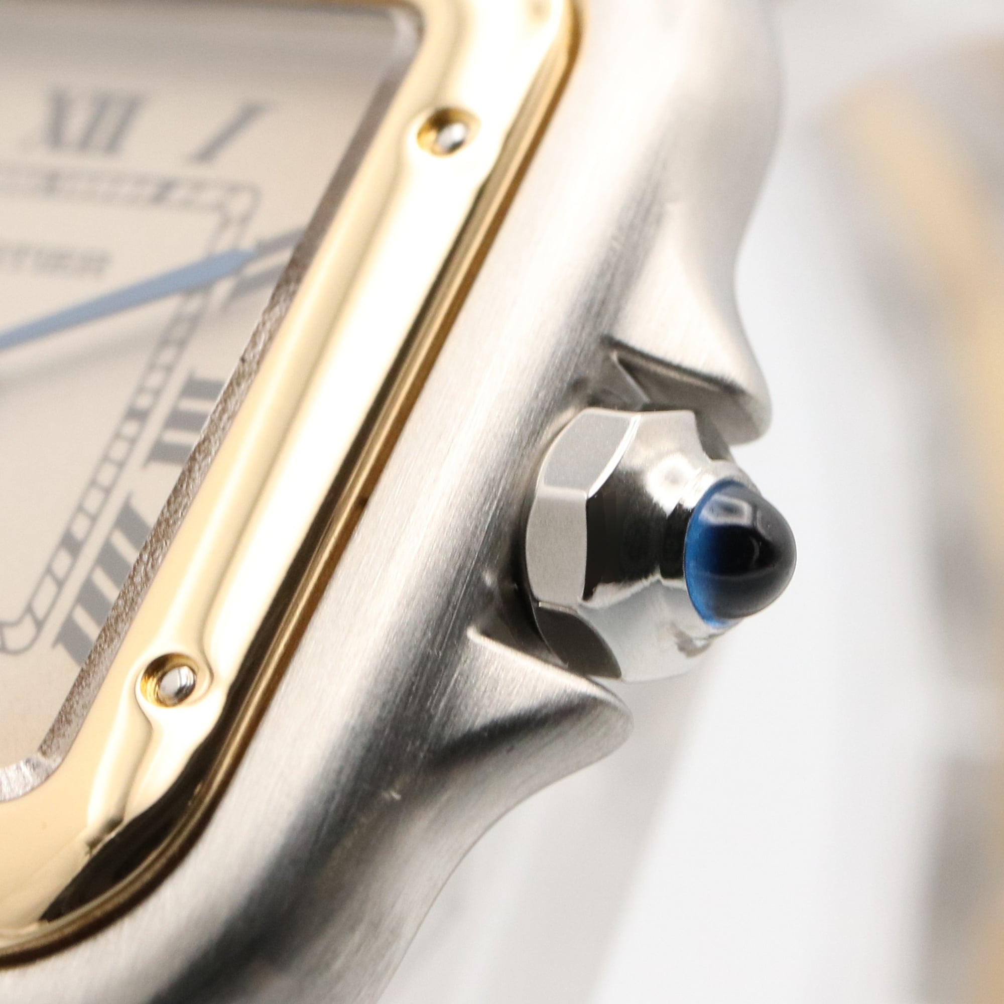 Cartier Panthère SM 2-Row Watch, 18K (Yellow Gold) Stainless Steel, Ladies', Ivory (W25029B6) — Very Good