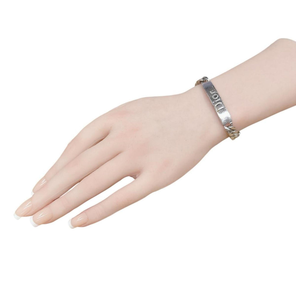 Christian Dior bracelet chain silver