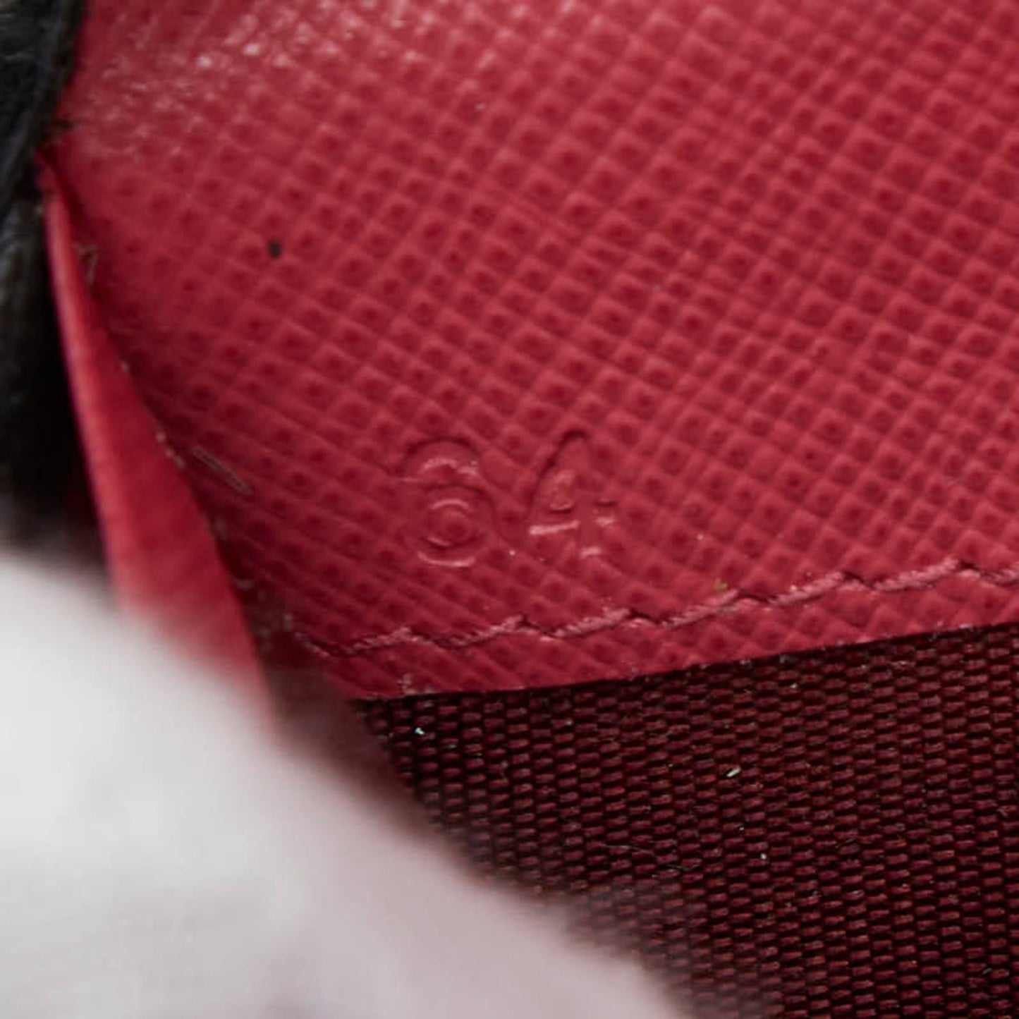 Prada Logo Long Wallet 1M1132 Black and Pink Saffiano Leather Women's PRADA