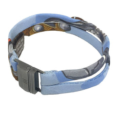 HERMES Petit h bracelet silk H metal fittings light blue Hermes — Like New