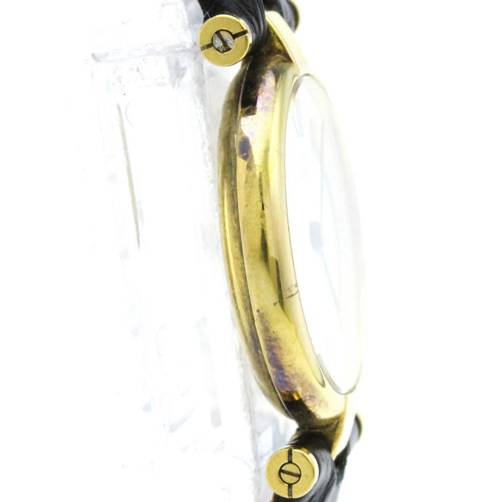 CARTIER Must Vendome Vermeil Gold Plated Quartz Ladies Watch W1006554 — Good