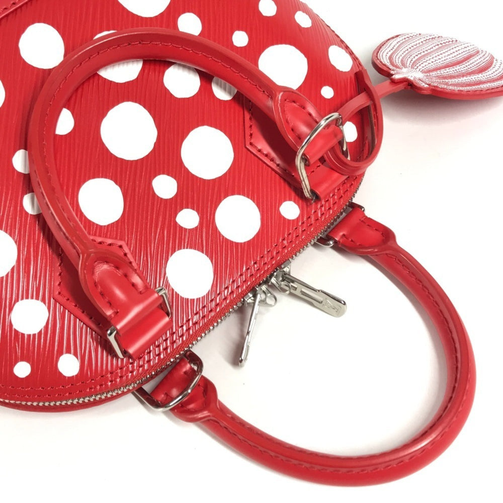 LOUIS VUITTON M21698 LV x YK Yayoi Kusama Epi Infinity Dot Polka Alma BB Shoulder Bag 2-Way Crossbody Handbag Leather Women's Red — Like New