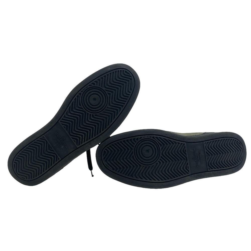 LOUIS VUITTON 2021 Rivoli Line Rainbow Sneakers Black Men's