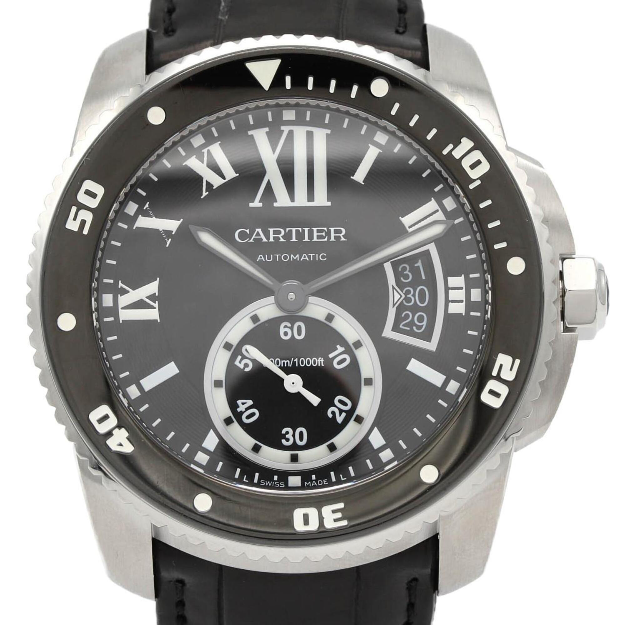 Cartier Calibre de Diver W7100056 Stainless Steel Automatic Watch — Good