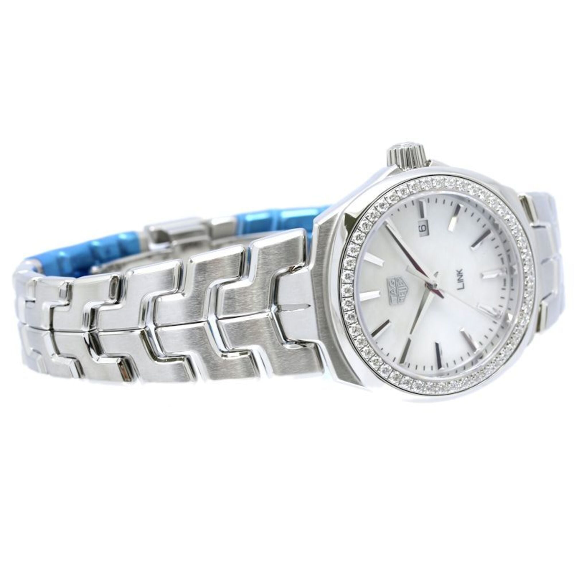 TAG Heuer Link Diamond WBC1314.BA0600 Women's Watch, Stainless Steel, 40439 — Very Good