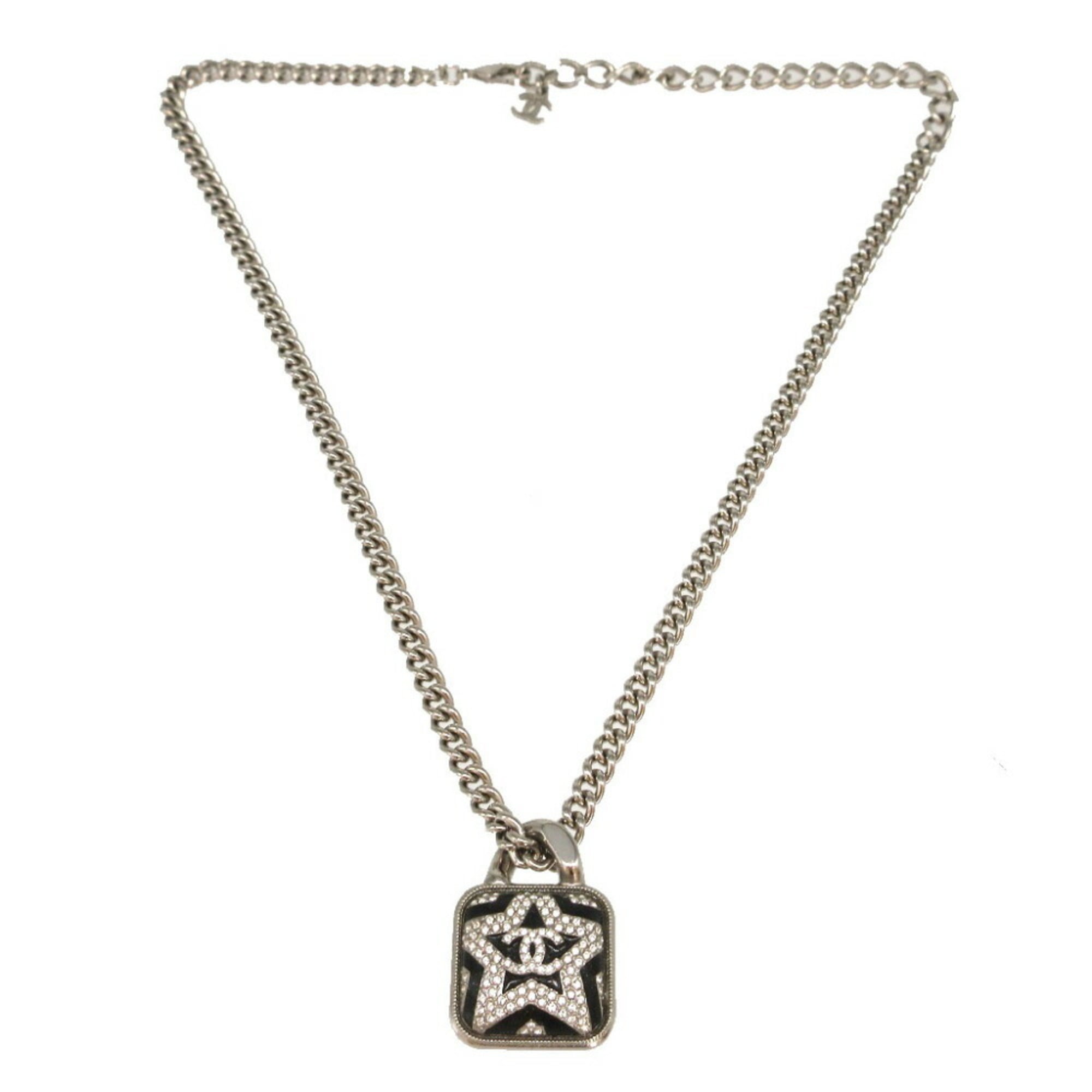 Chanel A23K Coco Mark Metal Stone Star Pendant Necklace 1449CHANEL — Like New