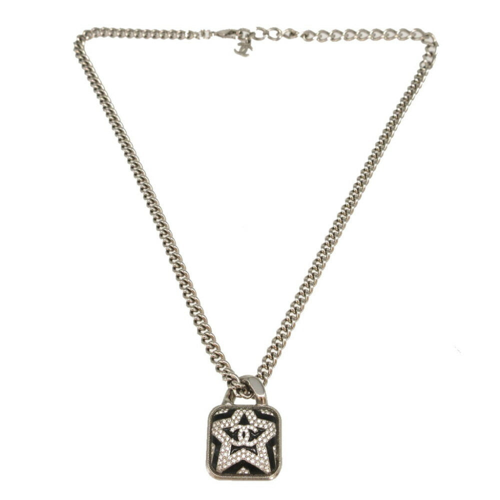 Chanel A23K Coco Mark Metal Stone Star Pendant Necklace 1449CHANEL — Like New