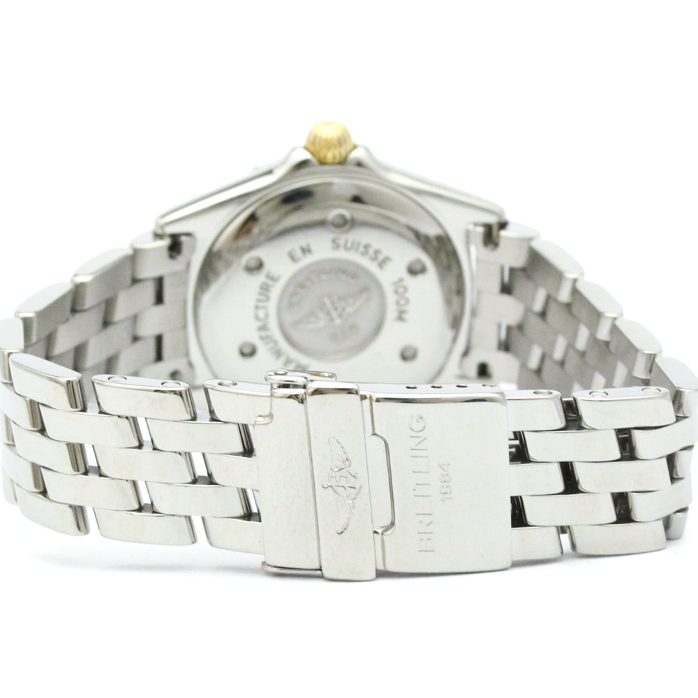 BREITLING Callistino 18K Gold Steel Ladies Watch B52045 Polished — Very Good