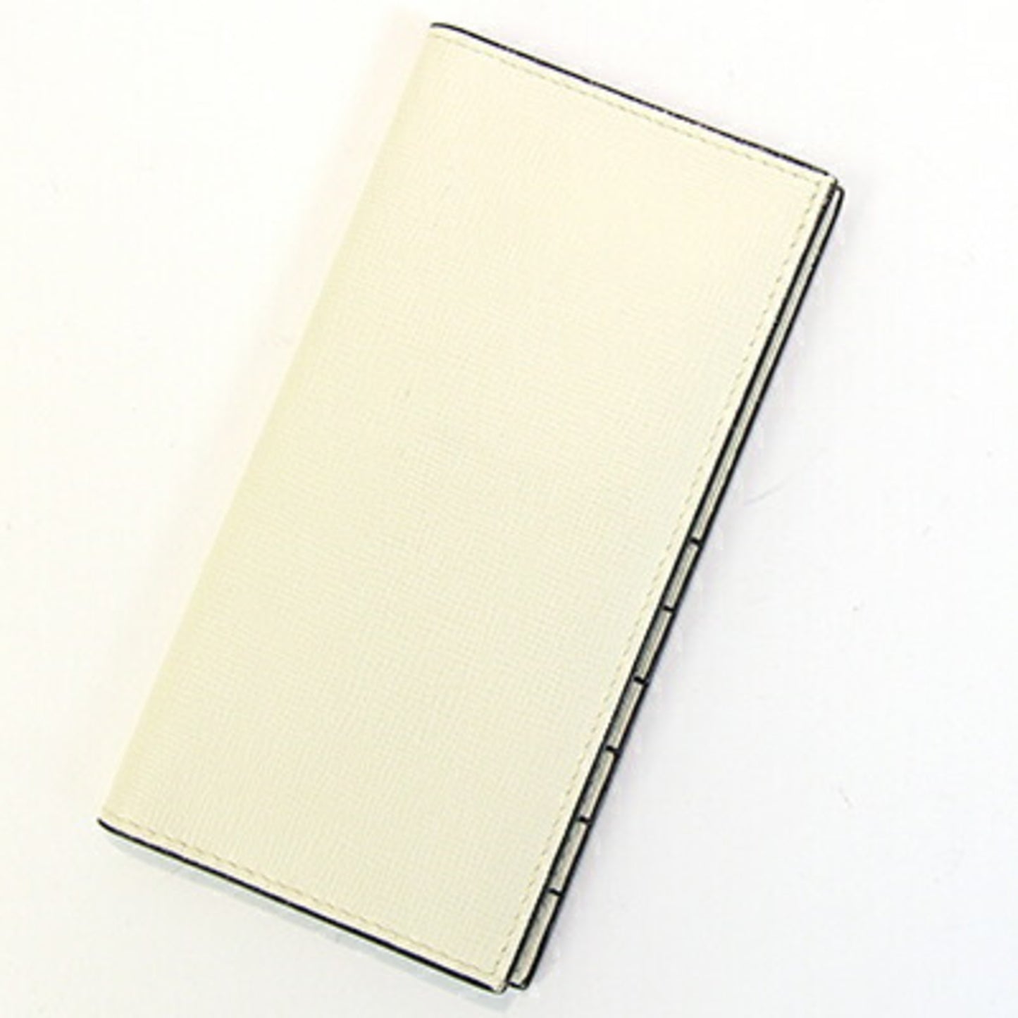 Valextra Bi-fold Long Wallet Vertical 12 Cards SGNL0021044L99WF99WW Ivory Leather Women Men