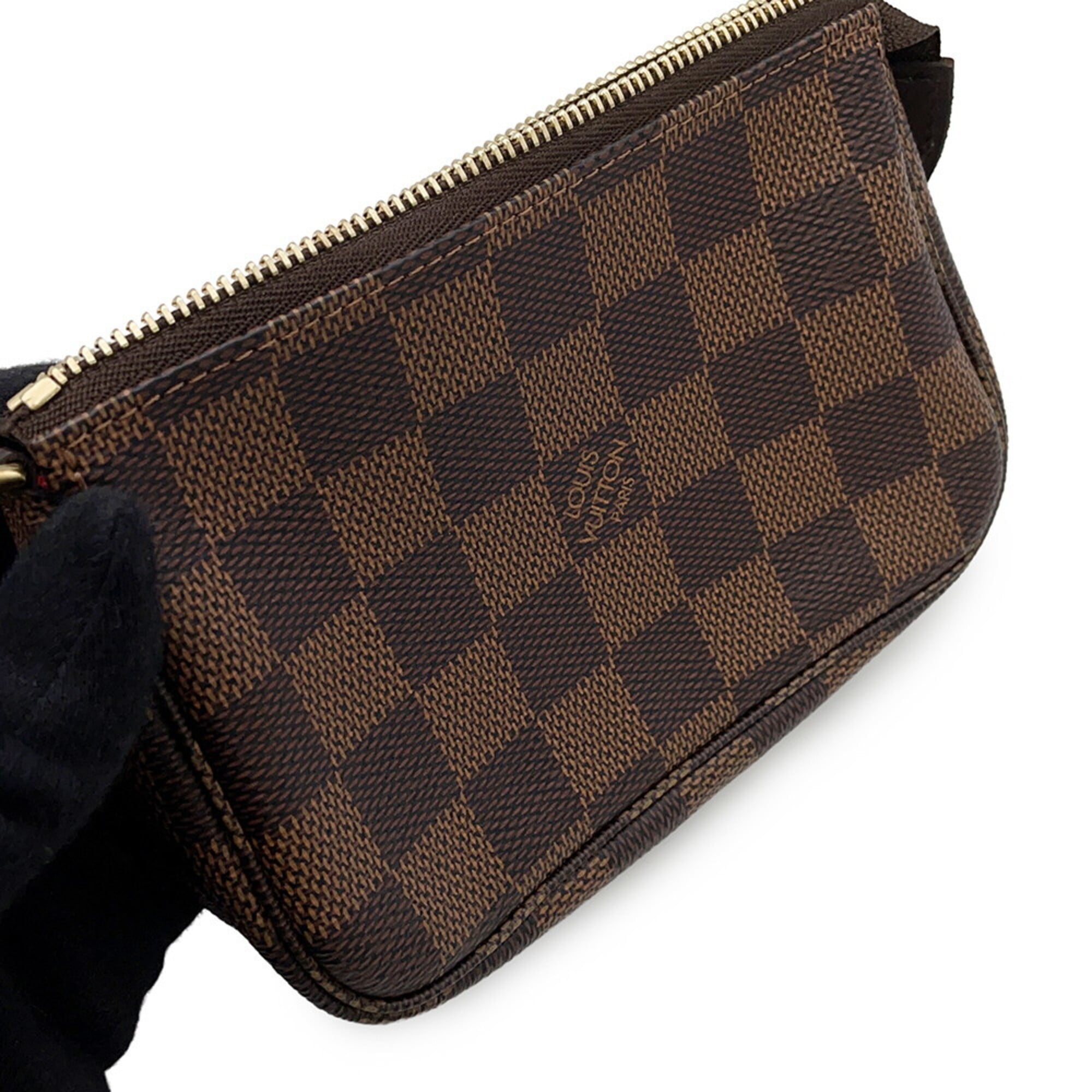 Louis Vuitton handbag pouch Damier Ebene Mini Pochette Accessoires N58009 LOUIS VUITTON — Like New