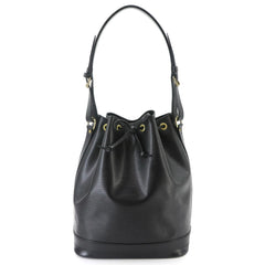 Louis Vuitton Epi Noe Shoulder Handbag Leather Noir M59002 Gold Hardware — Like New
