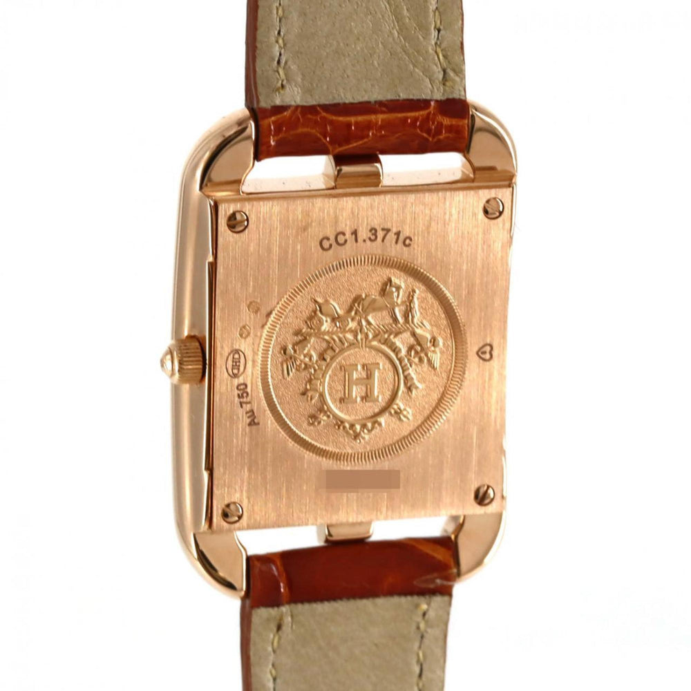 Hermès Cape Cod Chaine d'Ancrejoyer PG D CC1.371 PG/RG Quartz Watch — Very Good