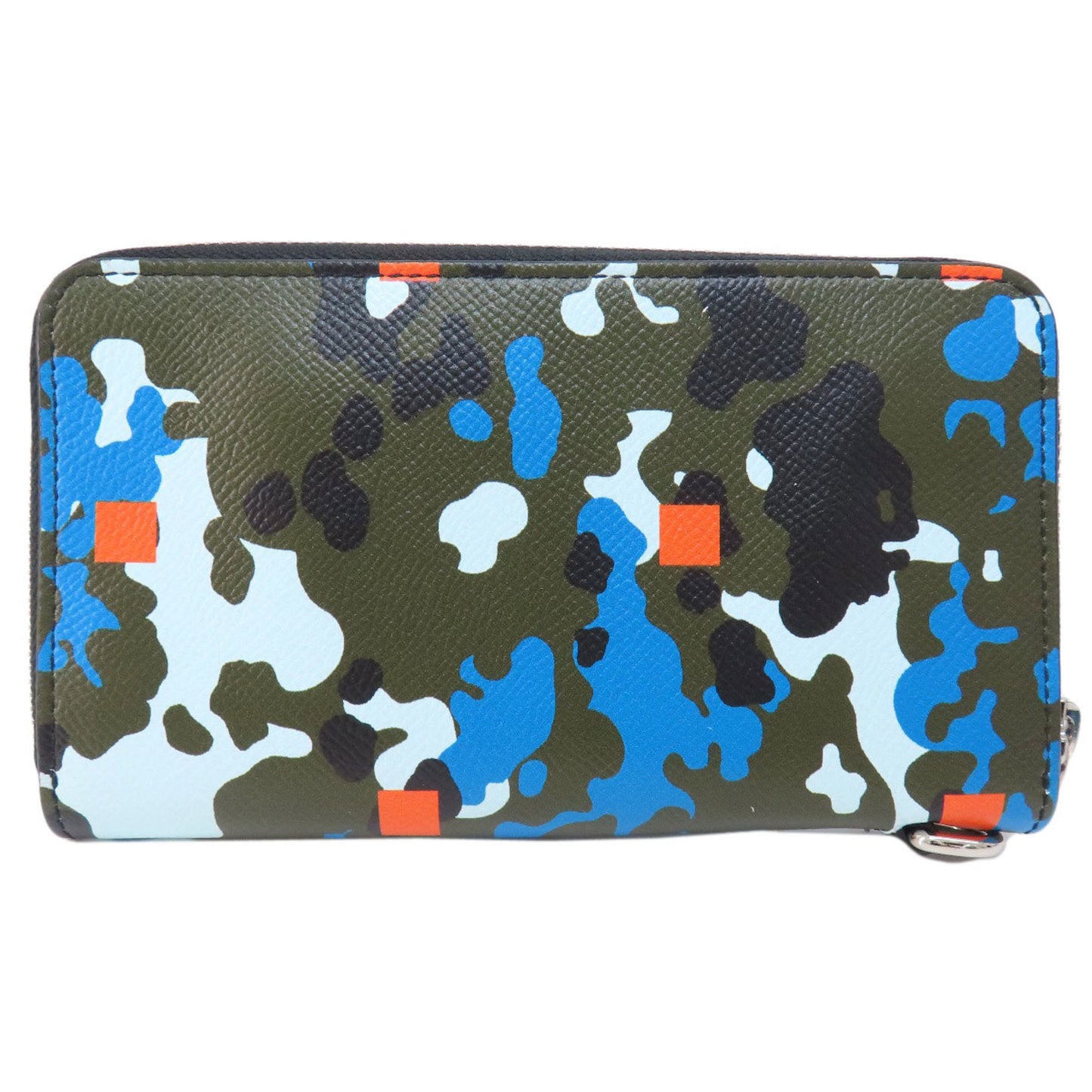 Burberry Camouflage Pattern Long Wallet PVC Women's BURBERRY