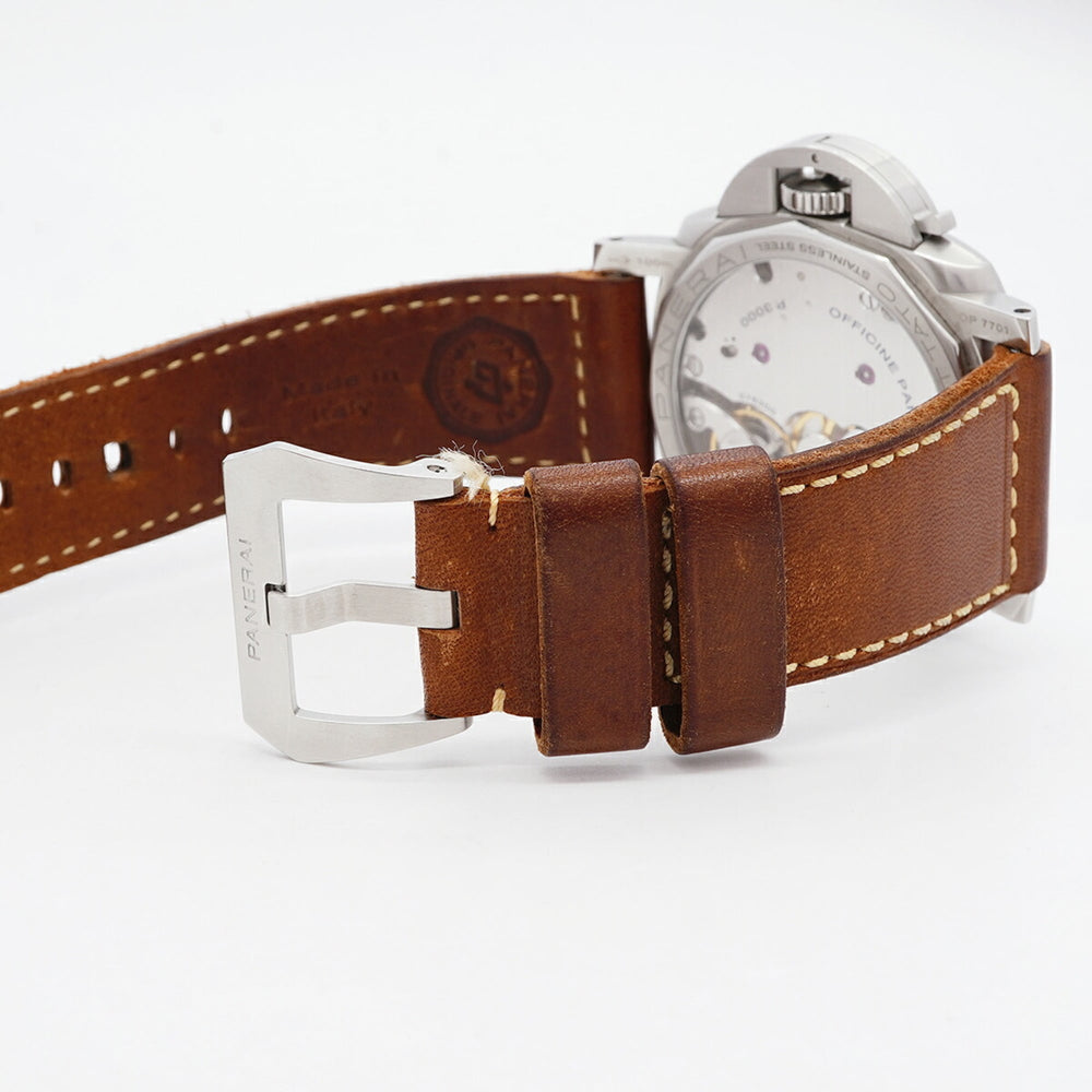 Officine Panerai Luminor Tre Giorni PAM01628 Gray Dial Men's Watch — Good