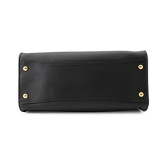 Prada tote bag, leather 1BG517, PRADA handbag, black — Like New