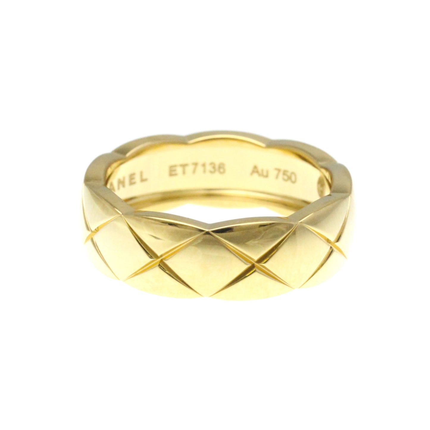 Chanel Coco Crush Ring Medium Size Yellow Gold (18K) Fashion No Stone Band Ring Gold