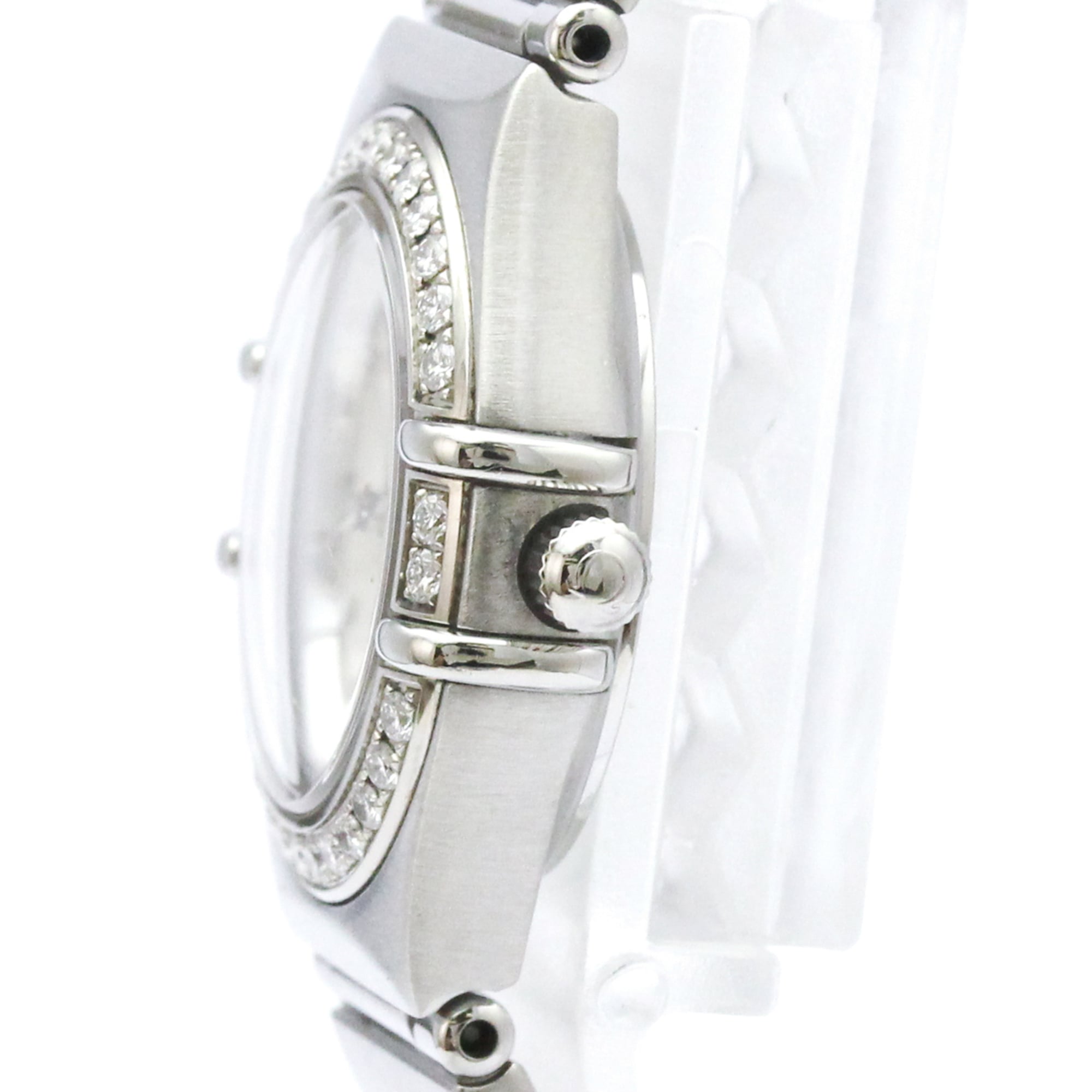 OMEGA Constellation Diamond MOP Dial Steel Quartz Ladies Watch 1466.31 Polished — Very Good