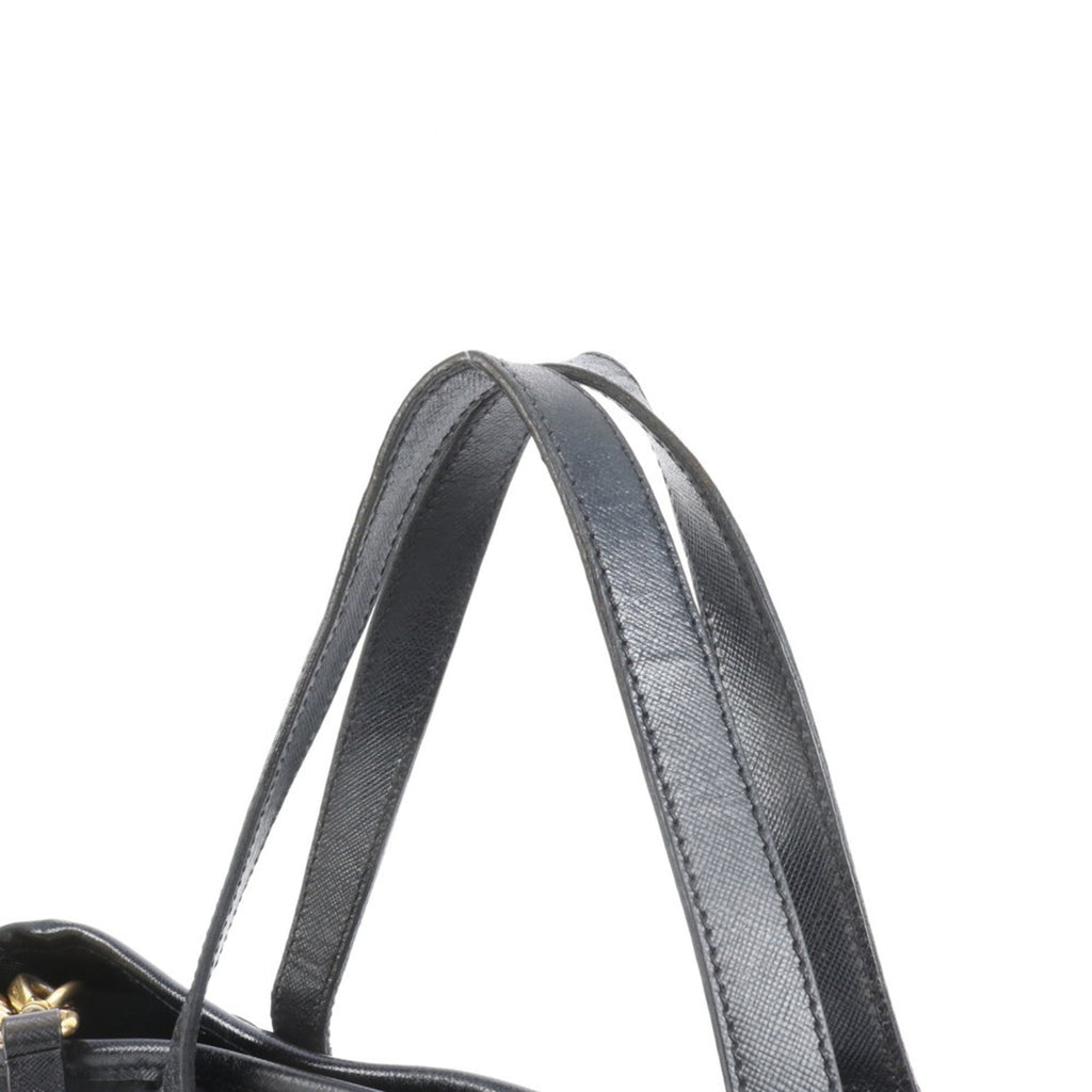 Prada Tessuto Nylon and Saffiano Leather 2-Way Shoulder Bag, Handbag, Tote Bag for Women