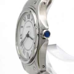 Cartier Santos Round MM W20027K1 SS Quartz Watch — Very Good