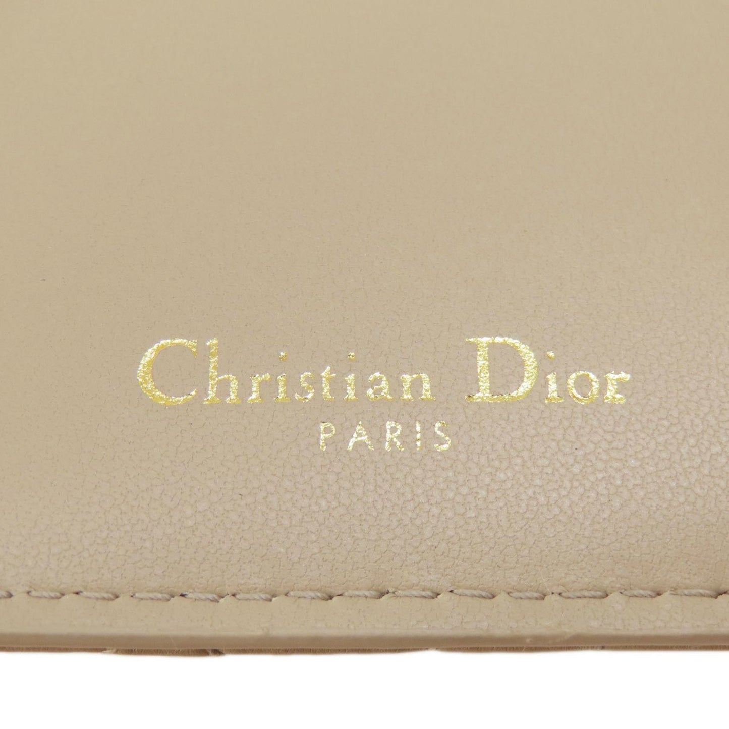Christian Dior Caro Dahlia Wallet Bi-fold wallet Leather Women's CHRISTIAN DIOR